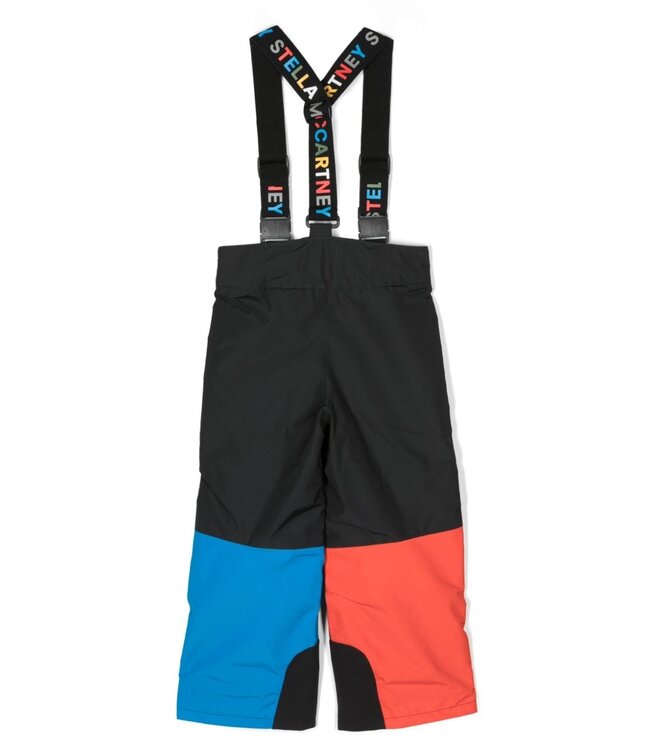 Stella McCartney STELLA MCCARTNEY - Colour-block Logo-tape Dungarees