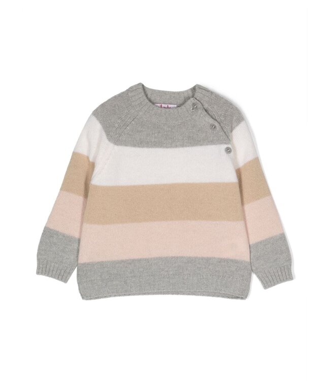 Il Gufo IL GUFO - Stripe-pattern Virgin Wool Jumper