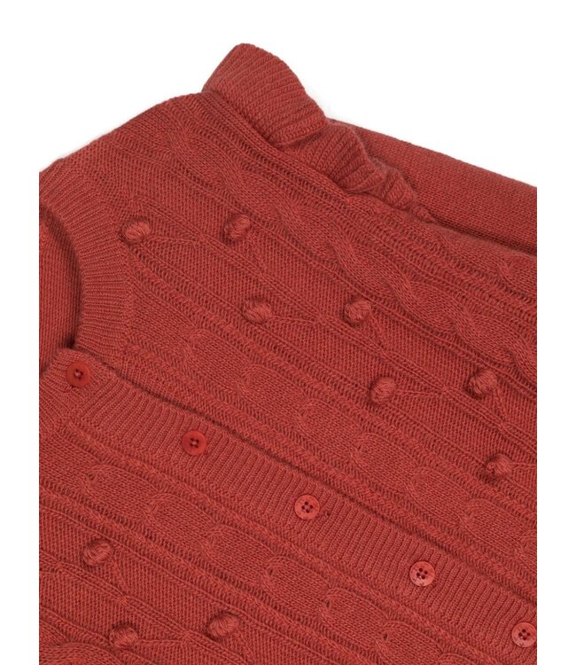 Il Gufo IL GUFO - Cable-knit Virgin-wool Cardigan