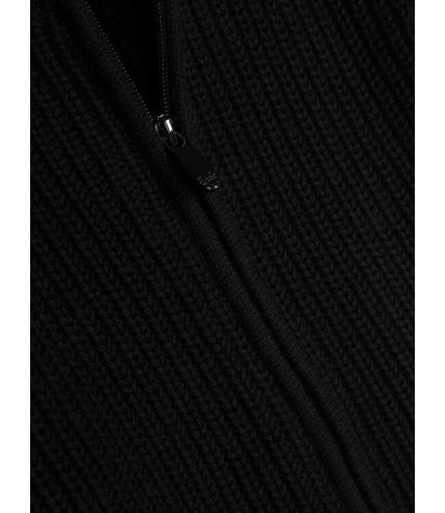 Il Gufo IL GUFO - Ribbed Zip-up Cotton Cardigan