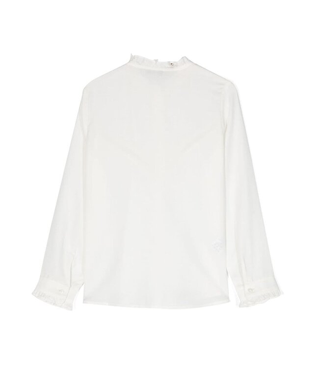 Il Gufo IL GUFO - Ruffled-collar Cotton Shirt
