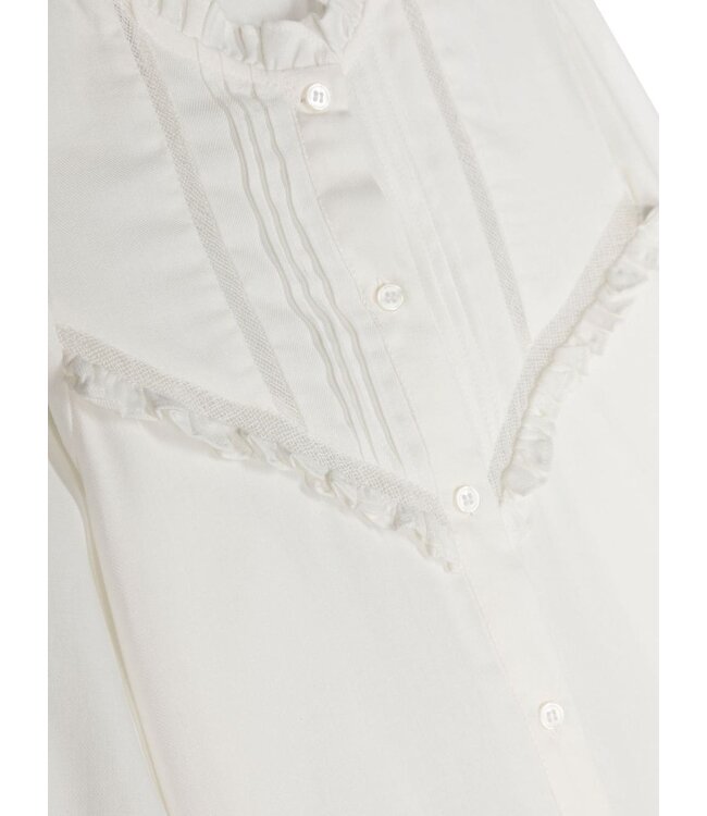 Il Gufo IL GUFO - Ruffled-collar Cotton Shirt