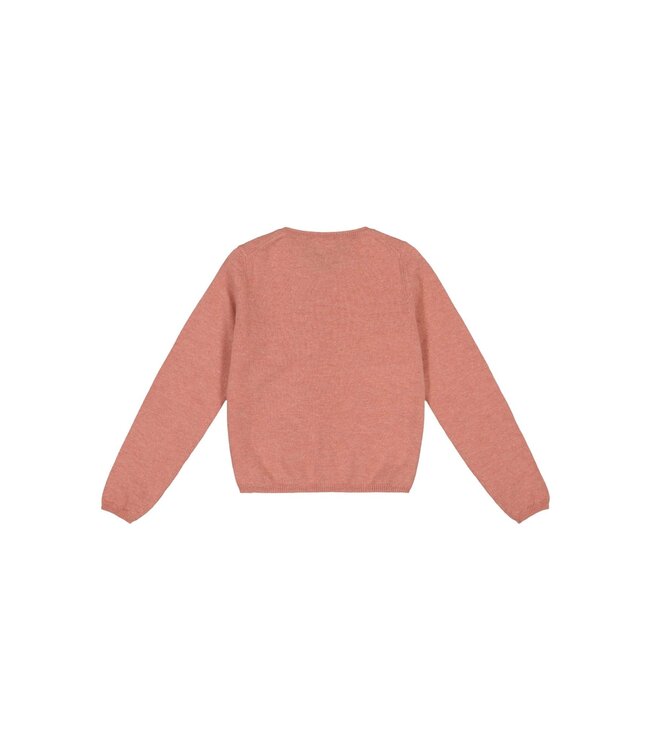 Il Gufo IL GUFO - Pink merino wool cardigan