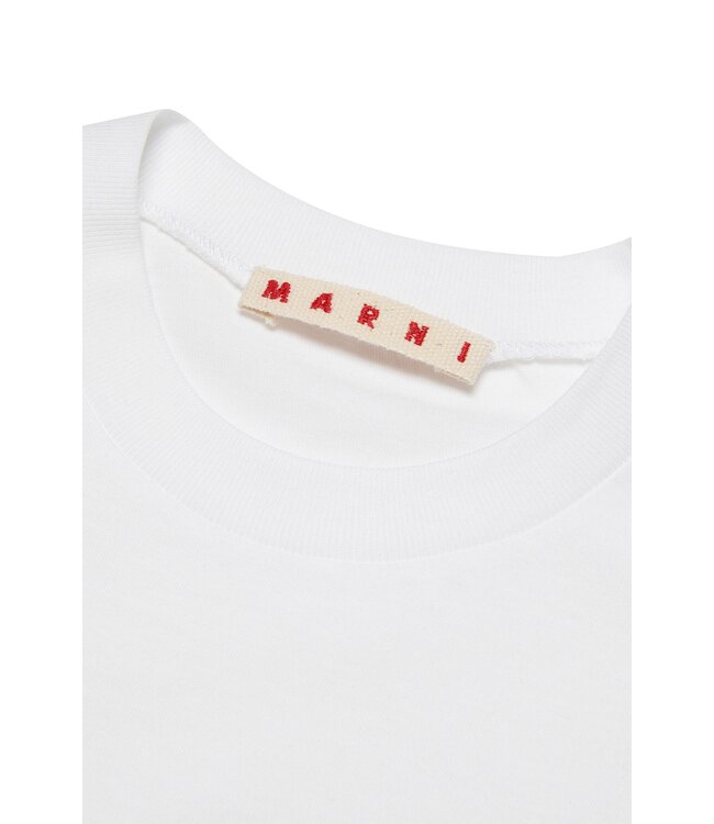 Marni Marni - T-shirt with pocket and logo
