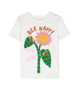 Stella McCartney STELLA MCCARTNEY - Bee Happy-print Cotton T-shirt