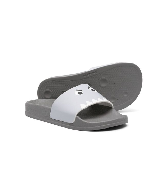 Stella McCartney STELLA MCCARTNEY - Shark-print Flat Slides