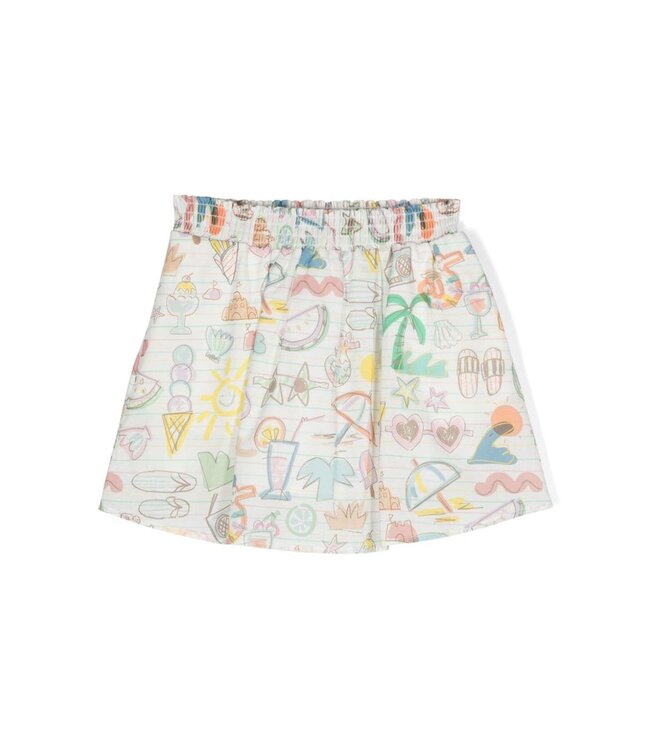 Stella McCartney STELLA MCCARTNEY - Illustration-style Print Skirt