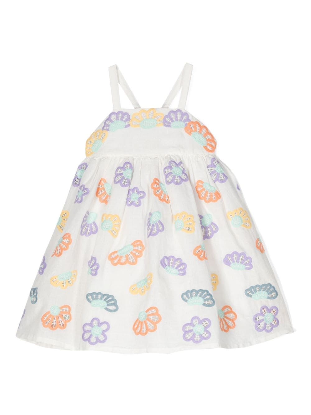 STELLA MCCARTNEY - Floral-embroidered Dress - igloobaby