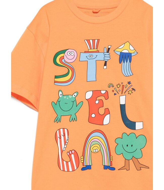 Stella McCartney STELLA MCCARTNEY - logo-print T-shirt