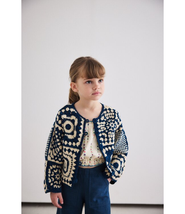 Misha&Puff MISHA&PUFF - Crochet Afghan Cardigan