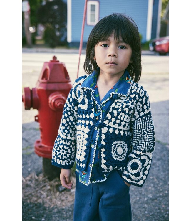 Misha&Puff MISHA&PUFF - Crochet Afghan Cardigan