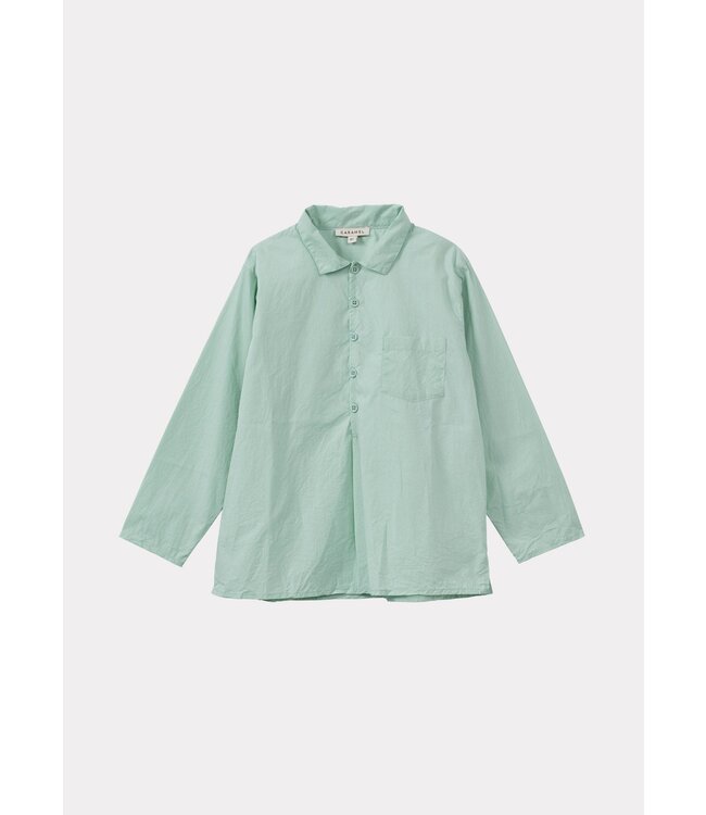 Caramel CARAMEL - BULLSHARK COTTON SHIRT - MINTBULLSHARKCOTTON SHIRT - MINT