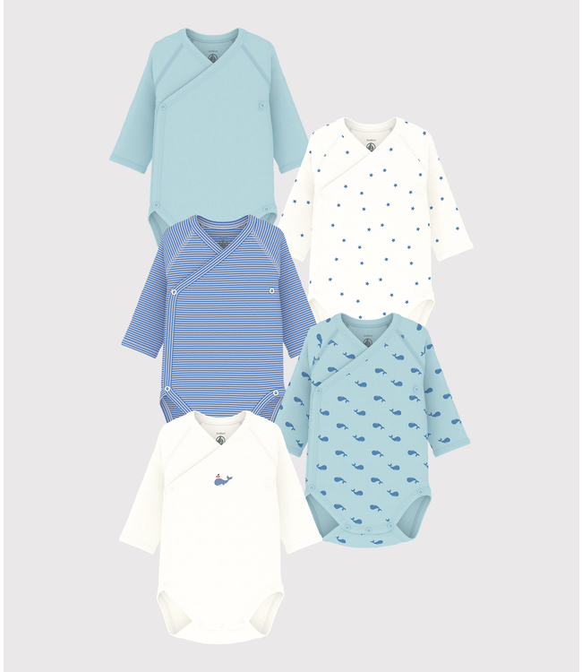 Petit Bateau PETIT BATEAU - LONG SLEEVE BODYSUIT