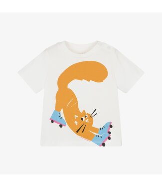 Stella McCartney STELLA MCCARTNEY - TEE W/ ROLLER CAT
