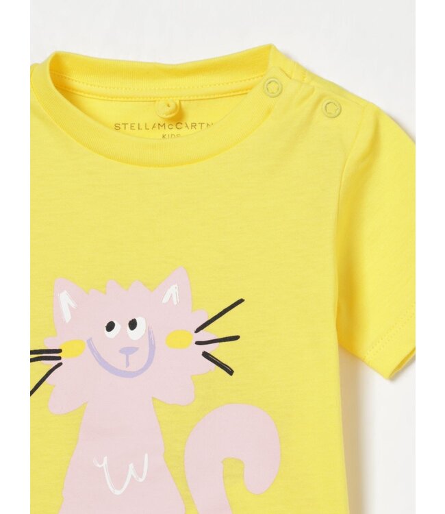 Stella McCartney STELLA MCCARTNEY - TEE W/ CAT PRINT