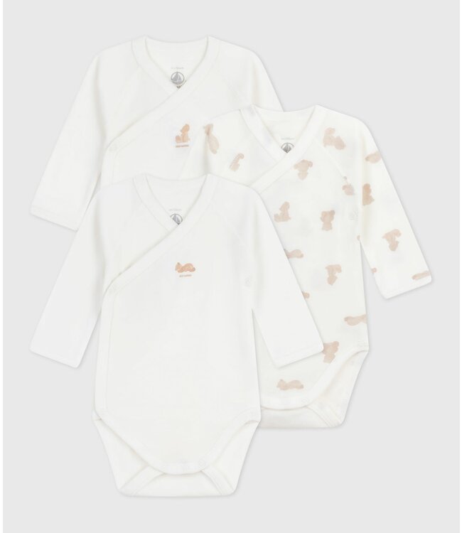 Petit Bateau PETIT BATEAU - LONG SLEEVE BODYSUIT