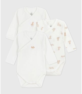 Petit Bateau PETIT BATEAU - LONG SLEEVE BODYSUIT