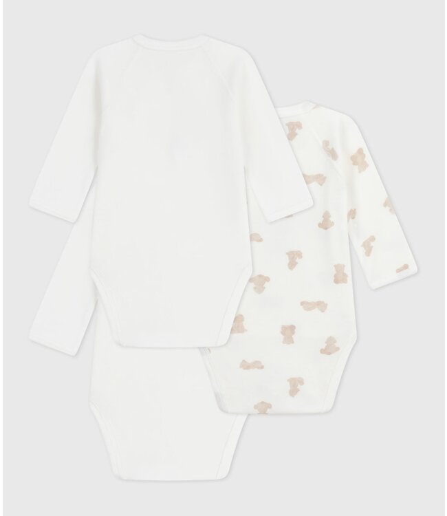 Petit Bateau PETIT BATEAU - LONG SLEEVE BODYSUIT