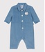 Petit Bateau PETIT BATEAU - Velvet Sleepsuit