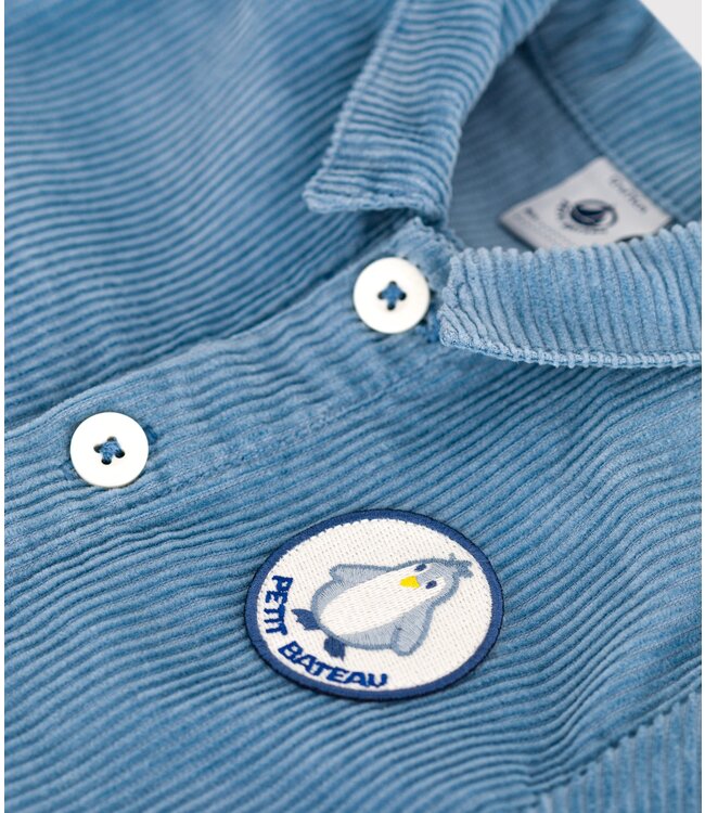 Petit Bateau PETIT BATEAU - Velvet Sleepsuit