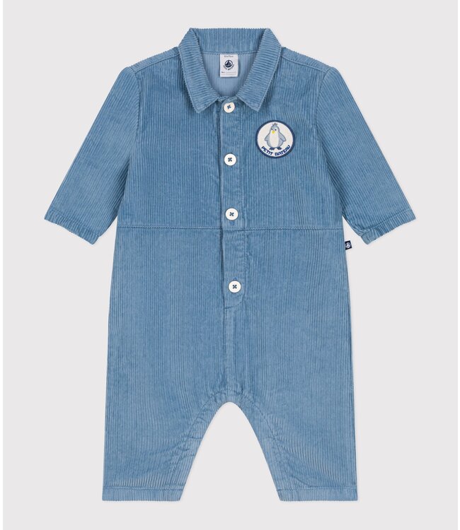 Petit Bateau PETIT BATEAU - Velvet Sleepsuit