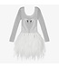 Stella McCartney STELLA MCCARTNEY- Silver Swan Dress
