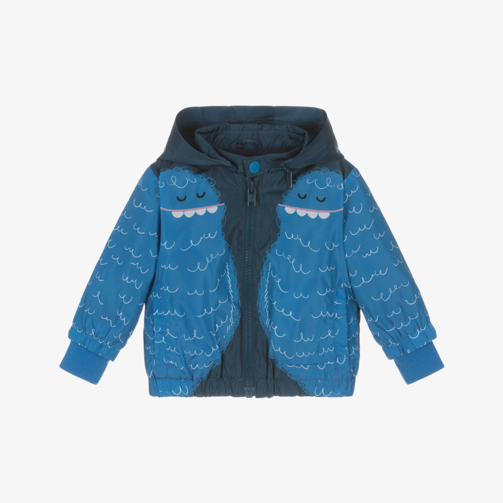 STELLA MCCARTNEY-FW25 TX2567 BABY BOY JACKET WITH YETI - igloobaby