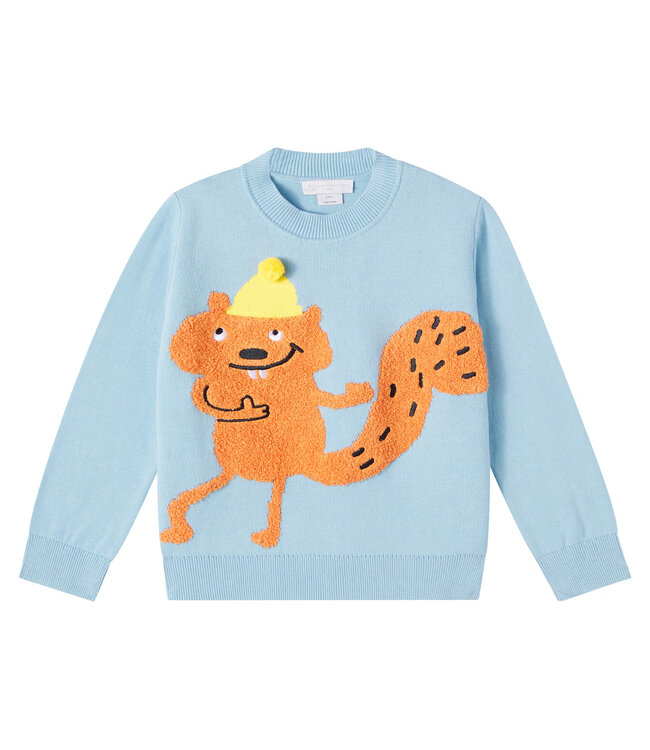 Stella McCartney STELLA MCCARTNEY-FW25 TX9P60  BOY SQUIRREL SWEATER
