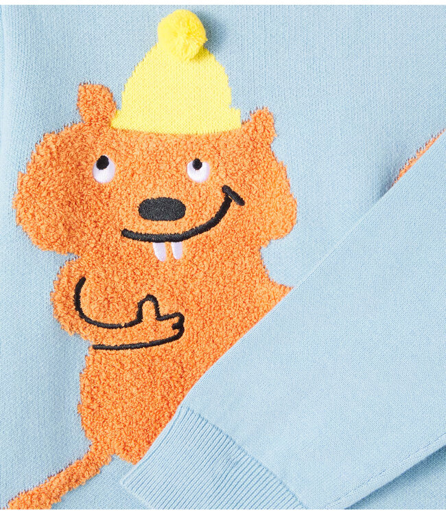 Stella McCartney STELLA MCCARTNEY-FW25 TX9P60  BOY SQUIRREL SWEATER