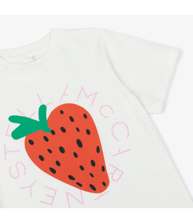 Stella McCartney STELLA MCCARTNEY - SS25 TW8B21 T-SHIRT WITH STRAWBERRY