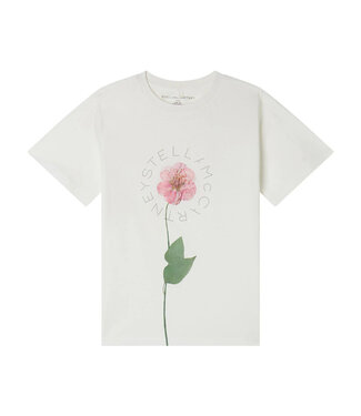 Stella McCartney STELLA MCCARTNEY - SS25 TW8C41 T-SHIRT WITH FLOWER