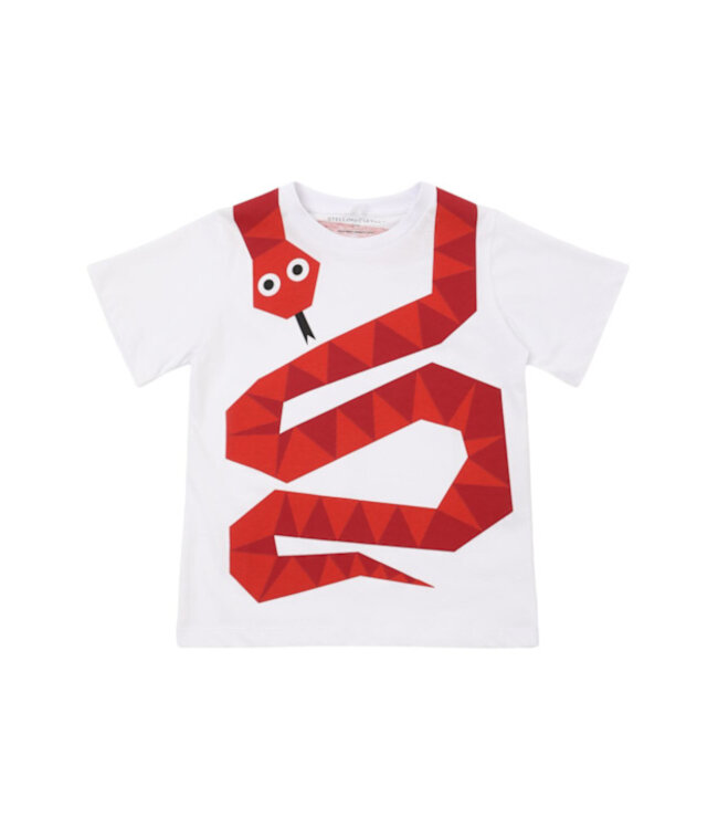 Stella McCartney STELLA MCCARTNEY - SS25 TW8R91 BOY T-SHIRT WITH SNAKE