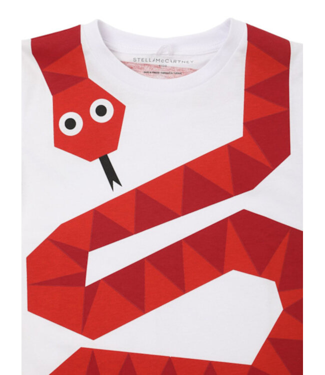 Stella McCartney STELLA MCCARTNEY - SS25 TW8R91 BOY T-SHIRT WITH SNAKE