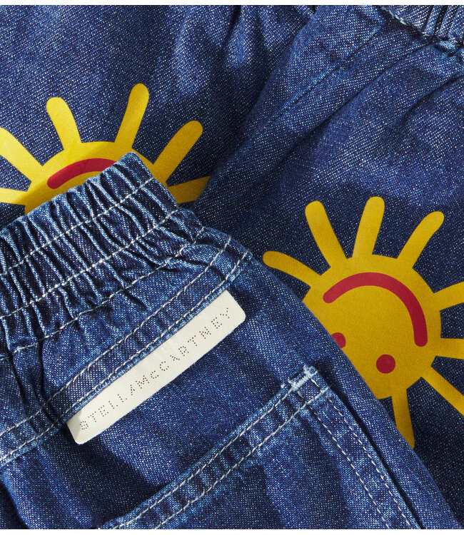 Stella McCartney STELLA MCCARTNEY-FW24 TV6630 CHAMBRAY PANTS