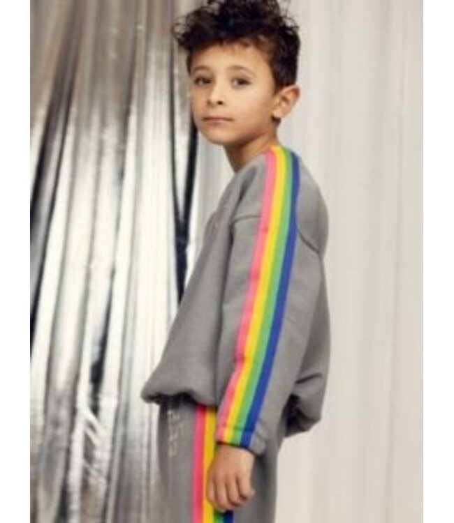 Mini Rodini MINI RODINI-SS26 26220160 The rainbow panel sweatshirt