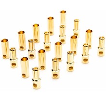 Gold Bullet Connector Set, 5.5mm (10)