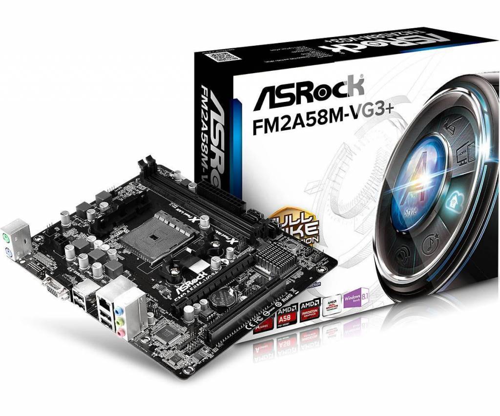 Asrock fm2a58m vg3 r2 0 совместимость с процессорами