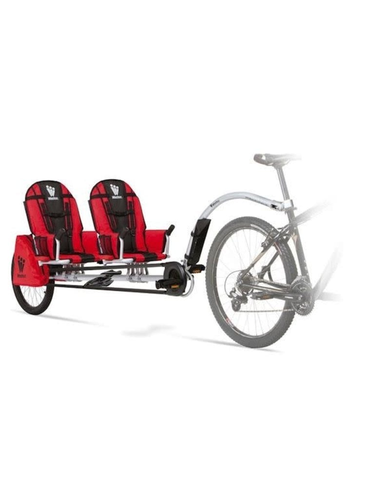 weehoo igo two seat trailer