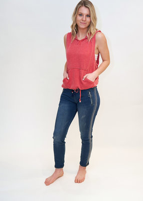 cut off hoodie sweatshirt