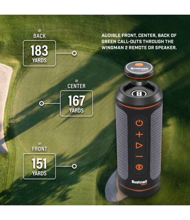 Bushnell Wingman 2 GPS Golf Speaker