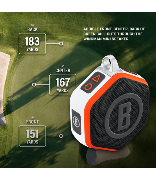 Bushnell Wingman Mini GPS Golf Speaker