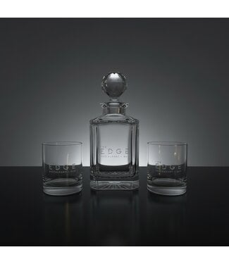The Edge The Edge Whiskey Decanter with Glasses