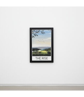 The Rise Rise Hole 17 Print - Framed