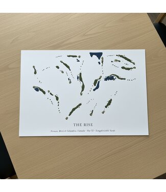 The Rise Rise Course Map Print