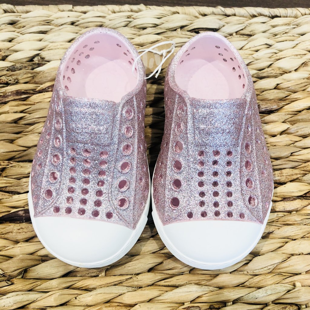 milk pink native shoes