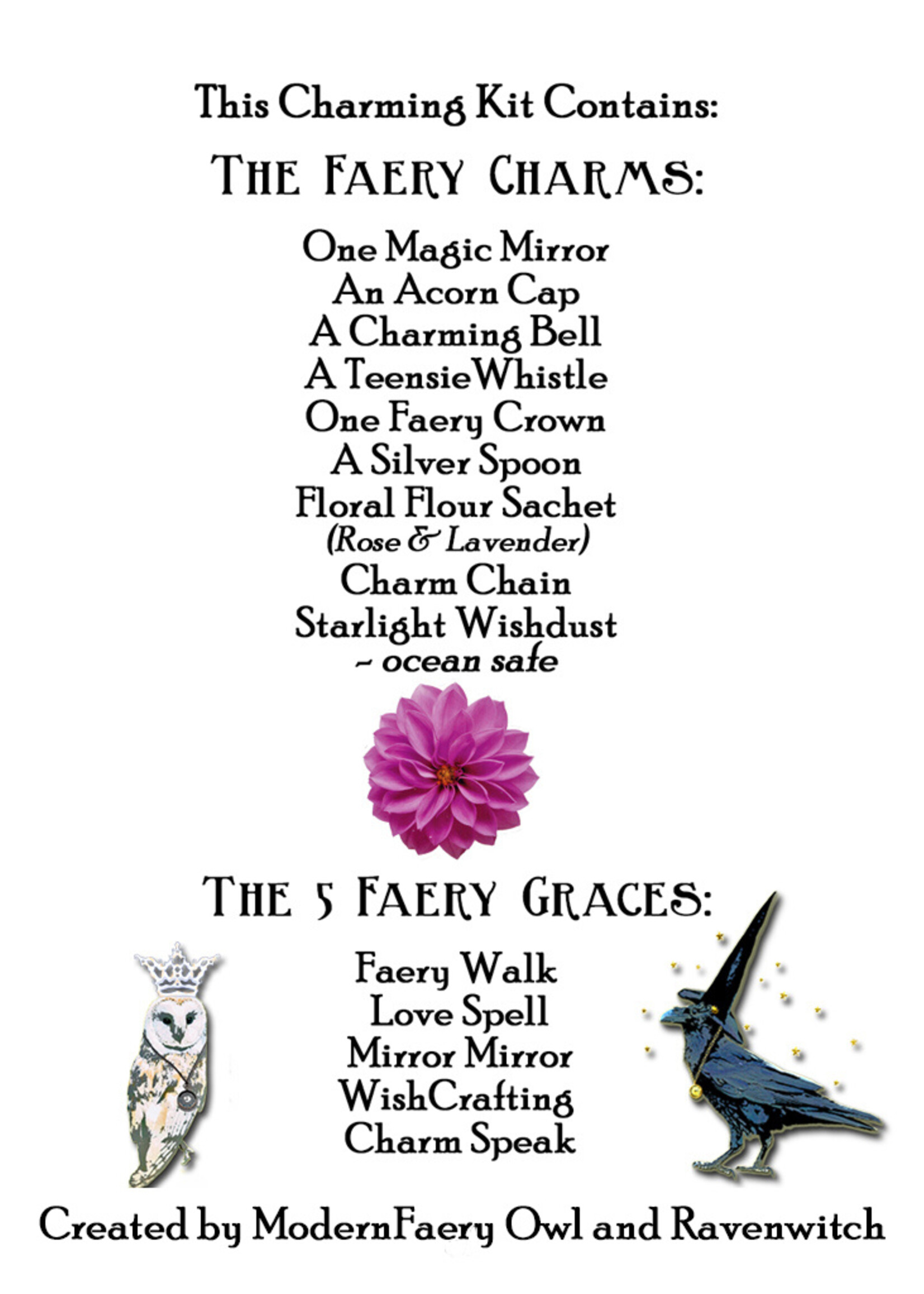 LadyJane Studios Modern Faery Charming Kit