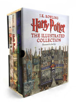 Harry Potter, The Illustrated Edition Book Collection, HC Set/3 - Box
