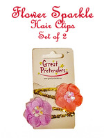 Great Pretenders Flower Sparkle Hair Clips