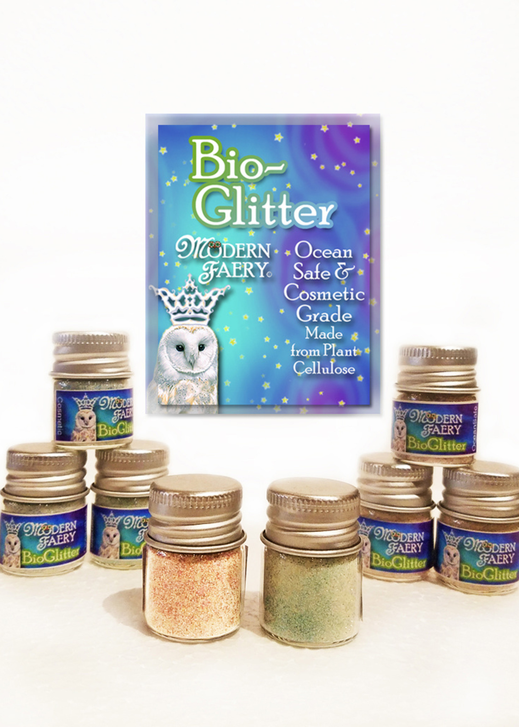 LadyJane Studios ModernFaery Cosmetic Biodegradable Glitter, Ocean Safe