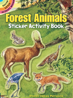 Dover Mini, Forest Animals Sticker Activity Book